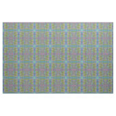 Tissu Vert bleu violet géométrique (Fat Quarter)