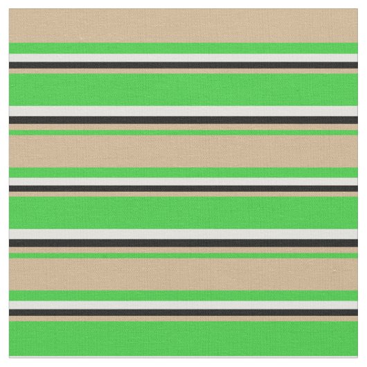 Tissu Vert chaux, bronzette, noir et jaune clair (Fermer)