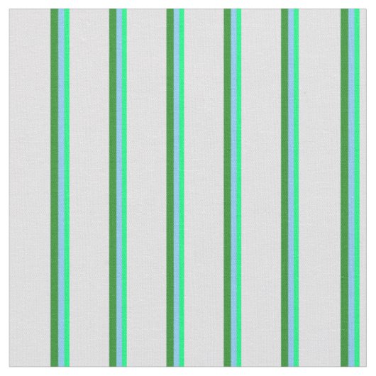 Tissu Vert, Ciel clair, Vert Forêt & Lavande (Fermer)