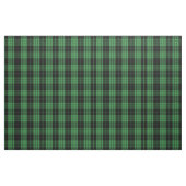 Tissu vert citron vert multi noir rayure plaid (Yard)