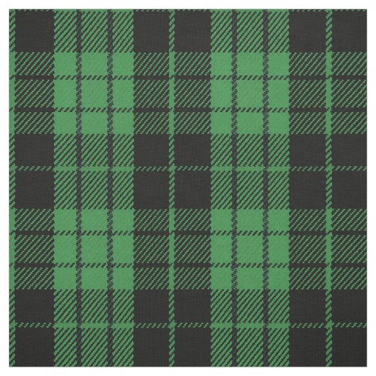 Tissu vert citron vert multi noir rayure plaid (Échantillon)