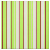 Tissu Vert clair, beige et rouge foncé (Échantillon)