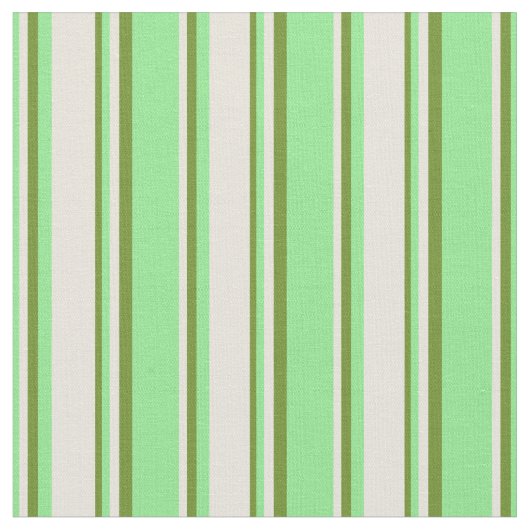 Tissu Vert clair, beige et vert Motif (Fermer)