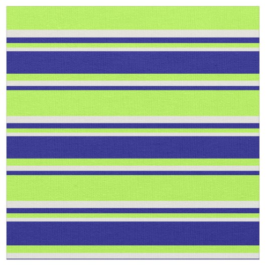 Tissu Vert clair, bleu et jaune clair rayures (Fermer)