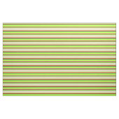 Tissu Vert clair, bronzé, rouge et gris ardoise foncé Mo (Fat Quarter)