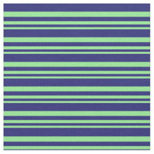 Tissu Vert clair et Bleu nuit