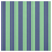 Tissu Vert clair et bleu nuit Motif (Échantillon)