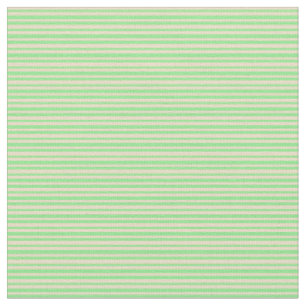 Tissu Vert clair et couleur bronze Motif de bandes