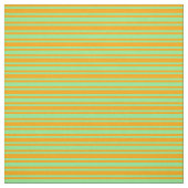 Tissu Vert clair et Motif orange des rayures (Échantillon)
