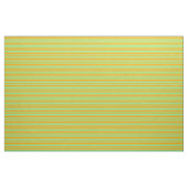Tissu Vert clair et Motif orange des rayures (Fat Quarter)
