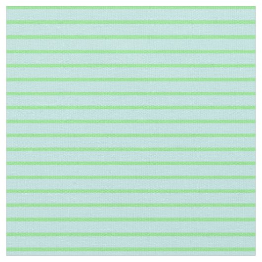 Tissu Vert clair et turquoise Linge/Motif rayé (Fermer)