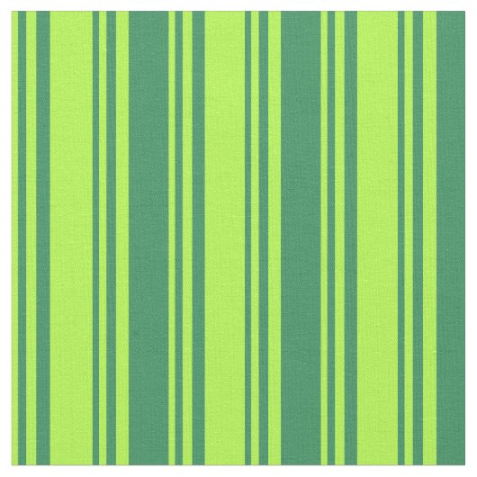 Tissu Vert clair et vert mer Grandes/Lignes Motif (Fermer)