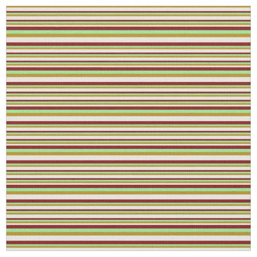 Tissu Vert clair, marron, blanc et or foncé (Fermer)