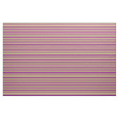 Tissu Vert clair, rose clair et rayures violettes (Yard)