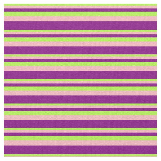 Tissu Vert clair, rose clair et rayures violettes (Fermer)