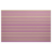 Tissu Vert clair, rose clair et rayures violettes (Fat Quarter)