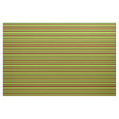 Tissu Vert clair, rouge foncé et vert rayures (Fat Quarter)