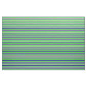 Tissu Vert clair, Vert citron, Tan & Motif bleu (Yard)