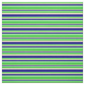 Tissu Vert clair, Vert citron, Tan & Motif bleu (Échantillon)