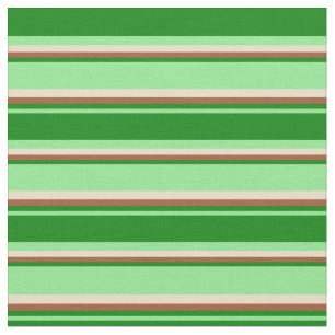 Tissu Vert clair, Vert, Sienne & Tan Grandes Couleurs