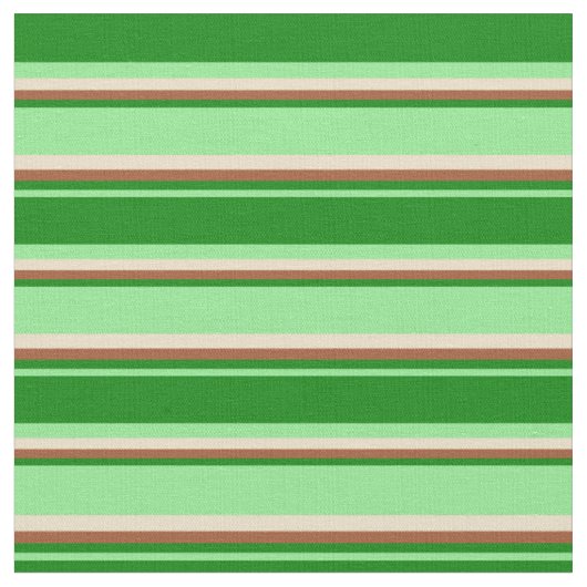 Tissu Vert clair, Vert, Sienne & Tan Grandes Couleurs (Fermer)