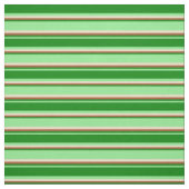 Tissu Vert clair, Vert, Sienne & Tan Grandes Couleurs (Échantillon)