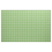 Tissu Vert concombre et gingham à carreaux blanc (Fat Quarter)