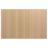 Tissu Vert, Corail clair, Blancs et Roses (Yard)
