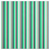 Tissu Vert, Cyan clair, Brown, Ciel Bleu & Noir (Échantillon)