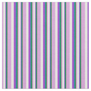 Tissu Vert, Cyan foncé, Orchidée foncée, Crème à la ment