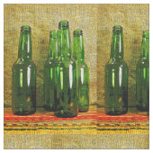 Tissu vert de bouteilles à bière (Fermer)