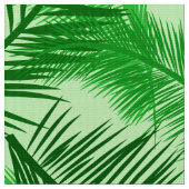 Tissu Vert de chaux en feuille de palmier d'impression, (Fermer)