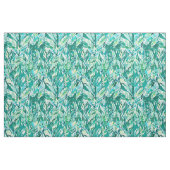 Tissu Vert de JUNGLE de FEUILLE de BANANE tropical (Yard)