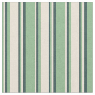 Tissu Vert de la mer foncée, bisque et gris ardoise fonc