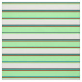 Tissu Vert de mer clair, Brown, vert, blanc et noir (Échantillon)