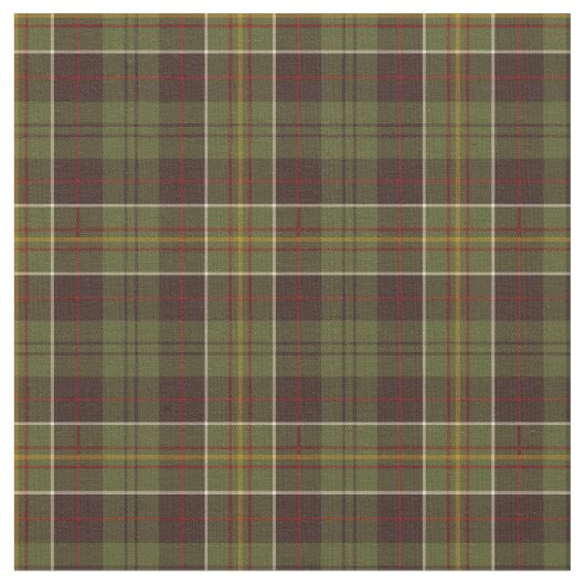 Tissu Vert de mousse et plaid rustique Brown (Fermer)