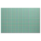 Tissu Vert de Seafoam et plaid Girly fuchsia (Yard)