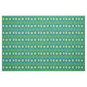 Tissu vert de toile d'Ikat (Fat Quarter)