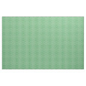 Tissu vert et blanc de Kelly de polka de point (Yard)