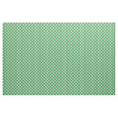 Tissu vert et blanc de Kelly de polka de point (Fat Quarter)