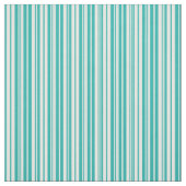 Tissu Vert et blanc de la mer clair (Échantillon)