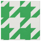 Tissu vert et blanc de pied-de-poule (Fermer)
