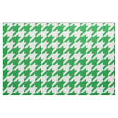 Tissu vert et blanc de pied-de-poule (Fat Quarter)