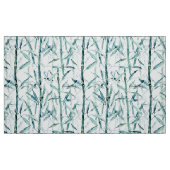Tissu Vert et blanc en bambou de verger (Fat Quarter)