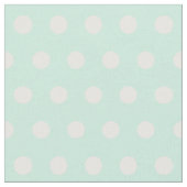 tissu vert et blanc en bon état de pois (Fermer)