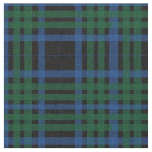 Tissu vert et bleu de motif de plaid (Fermer)