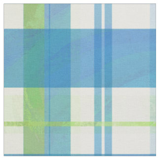 Tissu Vert et bleu de plaid de Madras