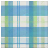 Tissu Vert et bleu de plaid de Madras (Échantillon)