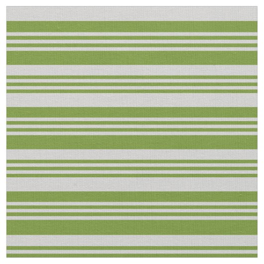 Tissu Vert et gris clair Motif de rayures (Fermer)