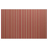 Tissu Vert et rouge foncé Motif des rayures (Fat Quarter)